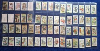 Cigarette cards, China, 230 cards, standard sized, various series printed backs some branded, some