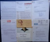 Entertainment, Eric Morecambe, a collection of 25+ letters sent to Eric Morecambe in the 1970s to