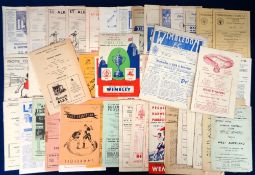Football programmes, a Non-League selection, a collection of approx. 50 Non-League programmes 1940/