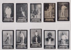 Cigarette cards, Cricket, Ogden's Guinea Gold & Tabs, 103 cards; Tabs (80) Our Leading Cricketers (