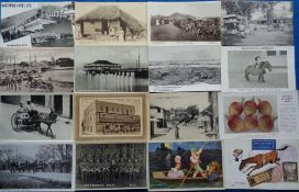 Postcards, a mixed foreign and subject selection of 25 cards. Subjects include artists drawn