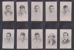Cigarette cards, Wills (Australia), Australian & English Cricketers (1-50, all Havelock Cigarettes