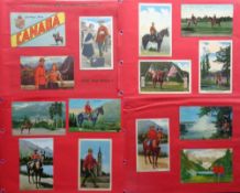 Postcards, Canada, a modern collection of approx. 162 corner mounted cards and a few covers of