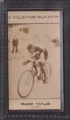 Trade card, Sport, Cycling, Felix Potin, 2'eme Collection, type card Major Taylor Cycling (clean