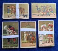 Trade cards, France, Guerin Boutron 9 sets of 6 cards, mostly Children related, and in an early