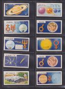 Trade cards, Brooke Bond, Out Into Space (Issued 'With') (set, 50 cards) (mostly gd/vg)