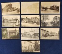 Postcards, Suffolk, a Post Office mix of 10 cards with RPs of Blythburgh and Claydon. Also printed