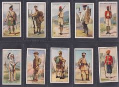 Cigarette cards, 10 sets, Churchman (3, Warriors of all Nations, Life in Liner, Queen Mary),