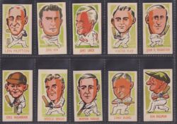 Trade cards, Kiddy's Favourites, Popular Cricketers (set 52 cards) including Donald Bradman (