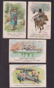 Trade cards, Spain, Amatller, Russo Japanese War, 'P' size (set?, 74 cards numbered 1-74) (some with
