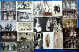 Postcards, Social History, an RP collection of approx. 92 cards, with topless lady, picnic, swimming