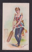 Cigarette card, USA, Geo. F. Young, National Sports - Girls, 'X' size, type card, England -