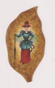 Cigarette card, Clarke's, Tobacco Leaf Girls, type card, ref. H84, picture no 8 (gd) (1)