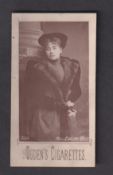 Cigarette card, Ogden's, Actresses, Woodburytype, type card, Miss Esmond White (vg)