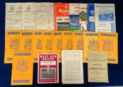 Football programmes, a collection of 21 1940/50's programmes including Chelsea v Millwall 44/45 (
