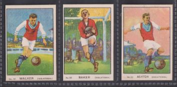 Cigarette cards, North America, San Salvador, Morazin, Sportsmen, Football, three cards, no 51
