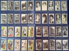 Cigarette cards, Collection of cards in 7 modern albums, plus a few loose sleeved, 81 apparently