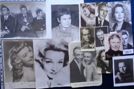 Entertainment, a collection of 100+ celebrity photographs, many signed. Signed examples include