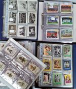 Cigarette & Trade cards, collection in 5 modern albums, 1 small album containing silks, the