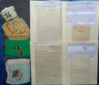 Militaria, a collection of 16 WW1 letters, many written to Mr and Mrs Scrimgeor of Bracknell and Mrs