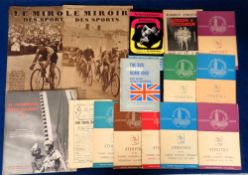 Athletics, a selection of 15 items to include 8 Athletic programmes from the 1948 London Olympics,