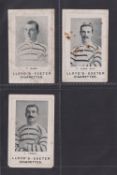 Cigarette cards, H.C. Lloyd & Son, Devon Footballers (With frameline), three cards, T. Dunn (
