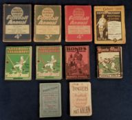 Football annuals, a selection of ten 1920's/30's football annuals, Grimsby Saturday Telegraph 1934-