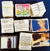 Trade stickers, Panini, over 3000 stickers from approx. 25 series, all part sets (very little if any