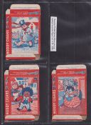Trade cards, Clevedon Confectionery, Noddy (Licorice Cigars) package issue (set 18 cards),