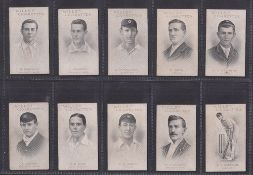Cigarette cards, Wills (Australia), Australian & English Cricketers 1911 (30 cards, 15 Capstan, 15
