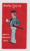 Cigarette card, John Young & Sons, Naval Skits, type card, 'Man-O-Warsman, 1820' (vg) (1)