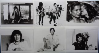 Entertainment, Rolling Stones, a collection of 15 1970s/80s b/w photos probably by Michael Putland