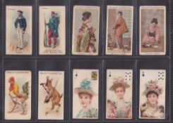 Cigarette cards, Wills, 10 cards Japanese Series (3), Soldiers & Sailors (2, 1 blue back 1 grey