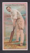 Cigarette card, Phillips, General Interest, type card, Cricket, Mr A.C. McLaren, Lancashire CC (