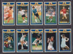 Trade cards, Fosters Lager Sporting Greats (set 30 cards including Chris Evert), 2 instant win