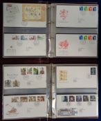 Stamps, GB QEII collection of first day covers 1971-1991 to include 1977 high values, 1988 Castles