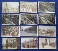 Postcards, Military, a selection of approx. 100 cards to include Japanese Minister's Visit to the