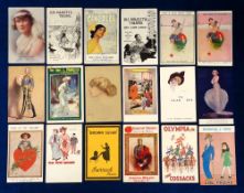 Postcards, Theatre Advertising, a selection of 50+ cards to include Tantalizing Tommy, Charles