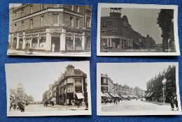 Postcards, London Suburbs, 20 cards, all RP including Upper Tooting Rd (3), Tooting Broadway (5, 3