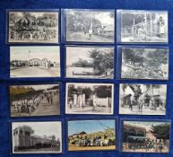 Postcards, Senegal and Togo, approx. 160 cards to include ethnic, military, markets, rail, paddle
