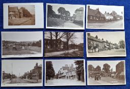 Postcards, Essex, 46 cards many better noted including RP's of Station Rd Chingford, High St
