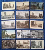 Postcards, Oxford, 98 cards mainly College Building Exteriors, a few general views including