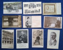 Postcards & Ephemera, Postcard interest, 18 unusual items including The Picture Postcard, 4
