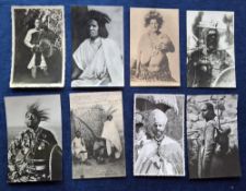 Postcards, Ethiopia, 34 cards including Ethnic / Costumes, Some Royalty (Emperor etc), Railway, a