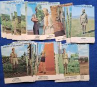 Postcards, Scouting, 'Scouts of the World' series 1964, issued by Boy Scouts of America, 68 cards,