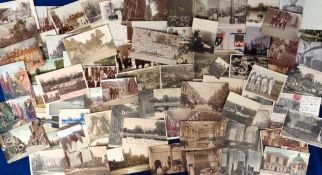 Postcards and Photographs, Eton College, approx. 80 images RPs, printed and artist drawn to
