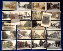 Postcards, Berkshire Wargrave, 42 cards to include Twyford Road, Southern Avenue, Mill Green and