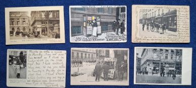 Postcards, Newspapers & Journalism, 11 cards all featuring Newspaper Outlets Chicago Daily News (
