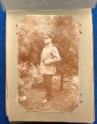 Postcards, WW1 German Military, 38 cards in a Kriegserinnerungen album showing officers, fox