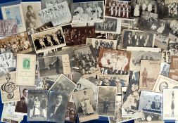 Postcards, Entertainers, approx. 150 cards to include Pierrots in Happy Valley Silloth, Harry